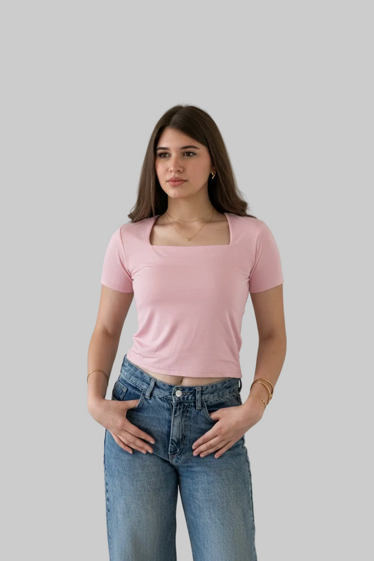 Basic Half Sleeve Top